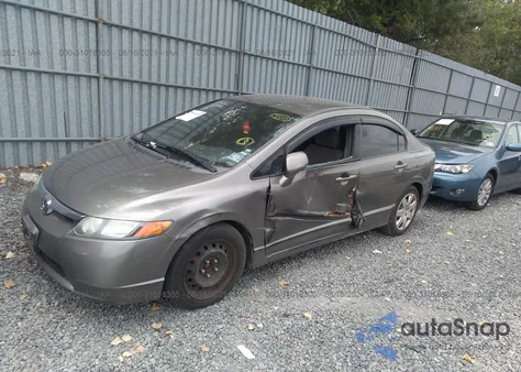 2007 Honda Civic Lx z USA, uszkodzony, nr VIN 2HGFA16507H316618